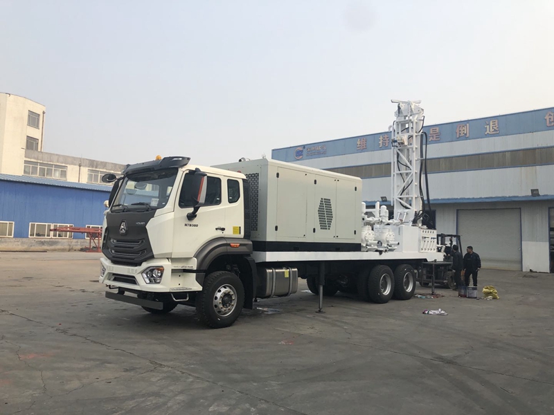 浙江省國貿供應鏈服務有限公司夏總來我廠考察訂購鉆機